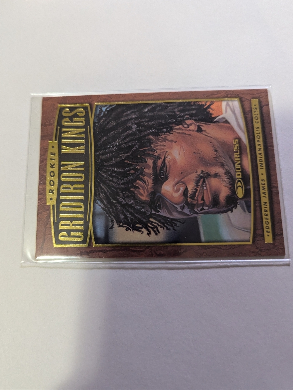 1999 Donruss Rookie Gridiron Kings #RGK4 Edgerin James 0707/5000 Rookie - Picture 4 of 10
